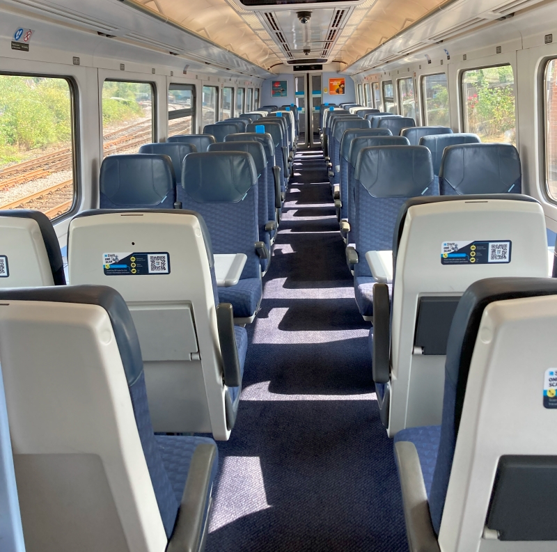 South Western Railwayの座席