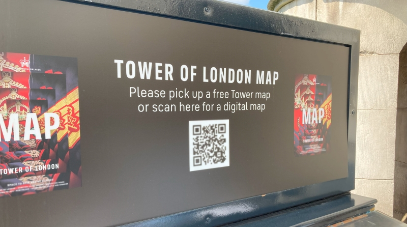 ロンドン塔のマップ