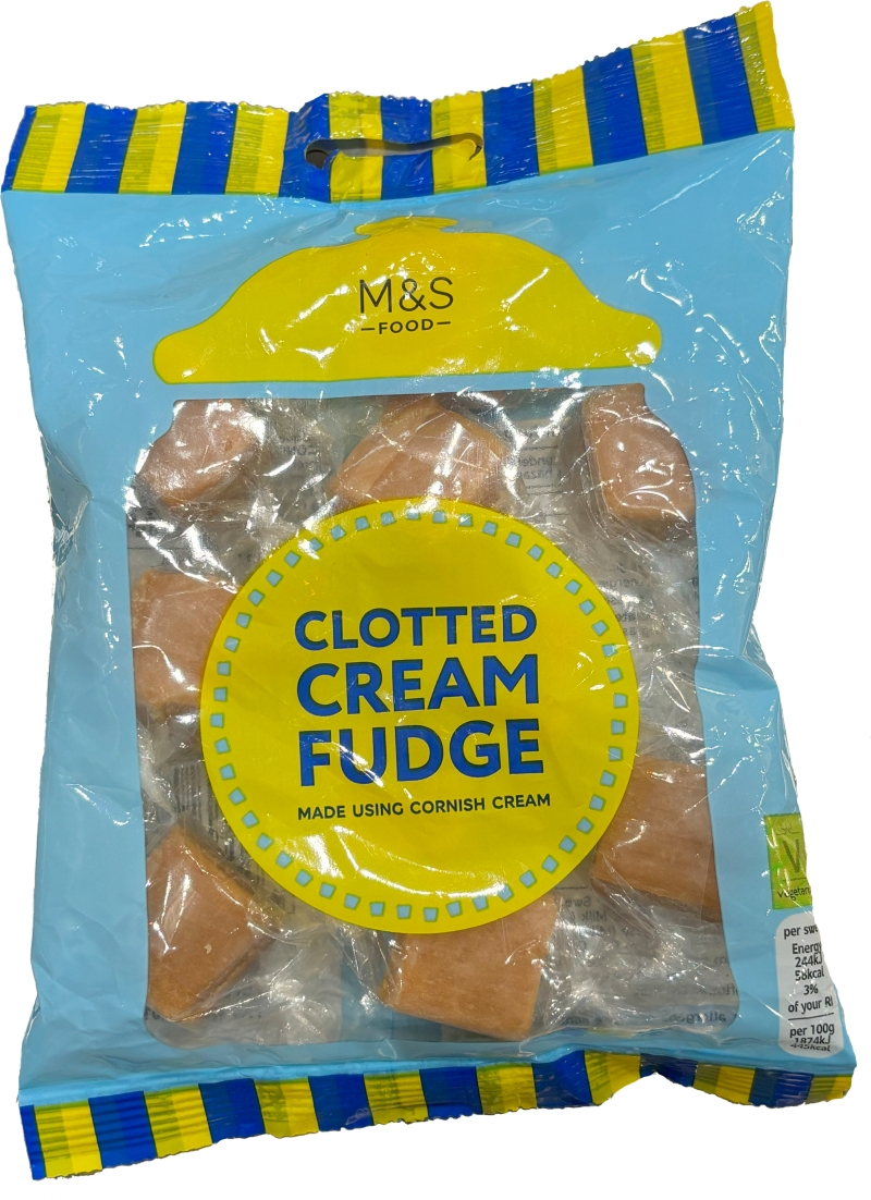イギリスおみやげ（M&S クロテッドクリームファッジ）