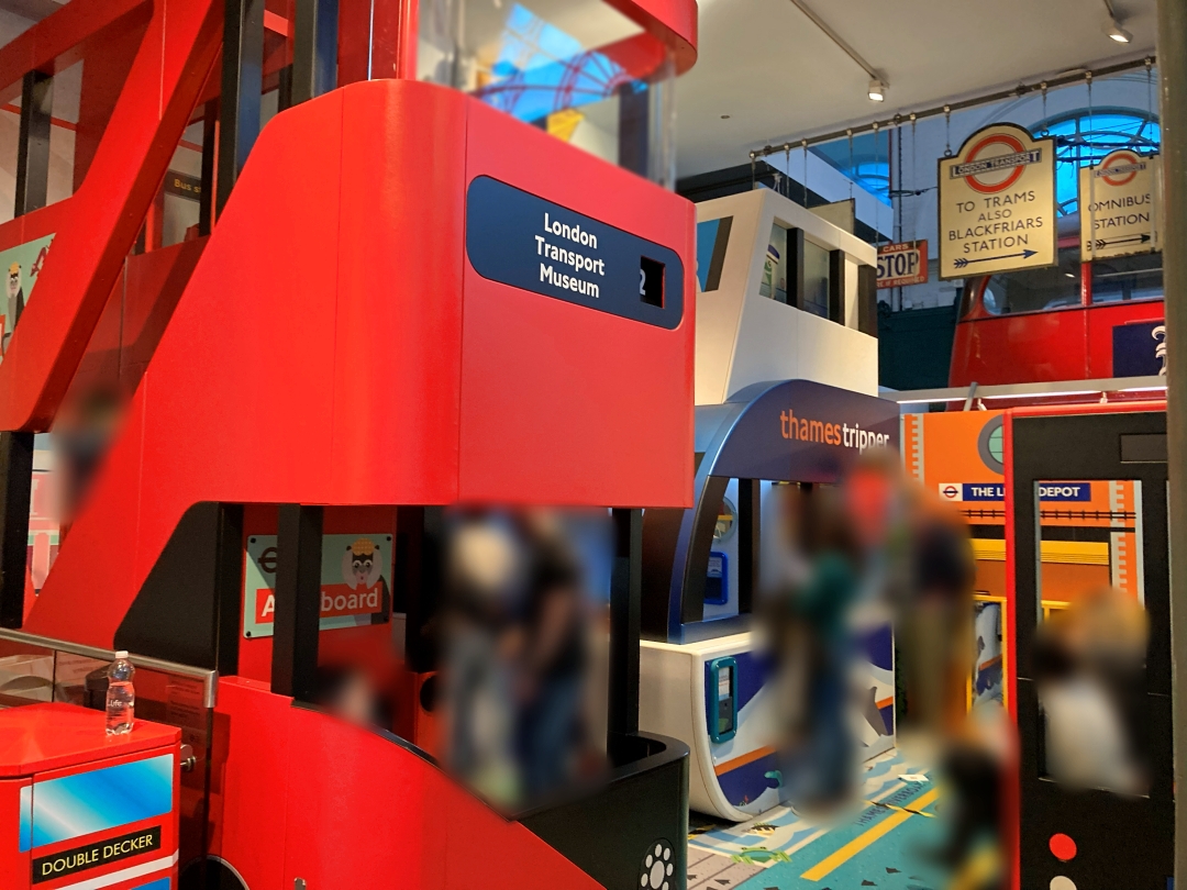 ロンドン交通博物館のキッズエリア