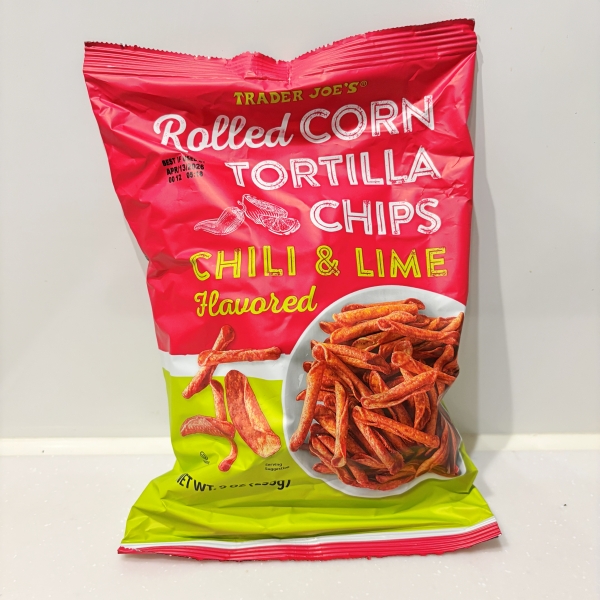 トレジョの「チリ&ライム トルティーヤチップス」