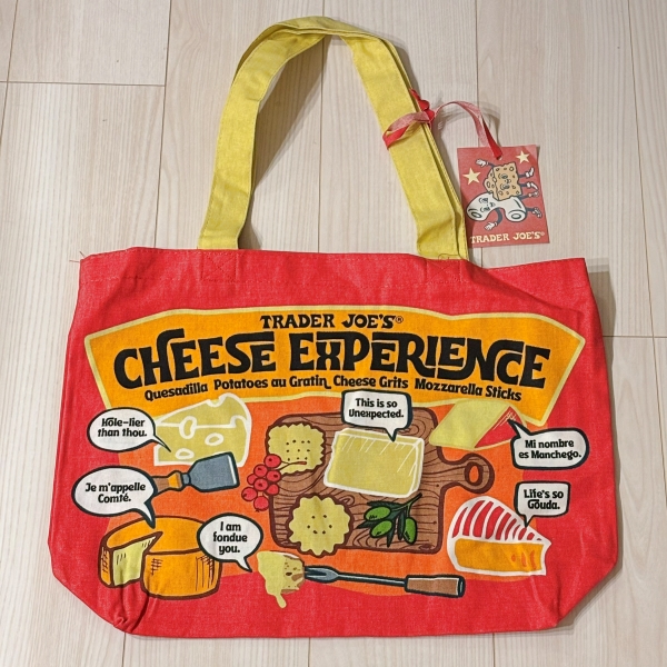 トレジョのチーズ柄エコバッグ