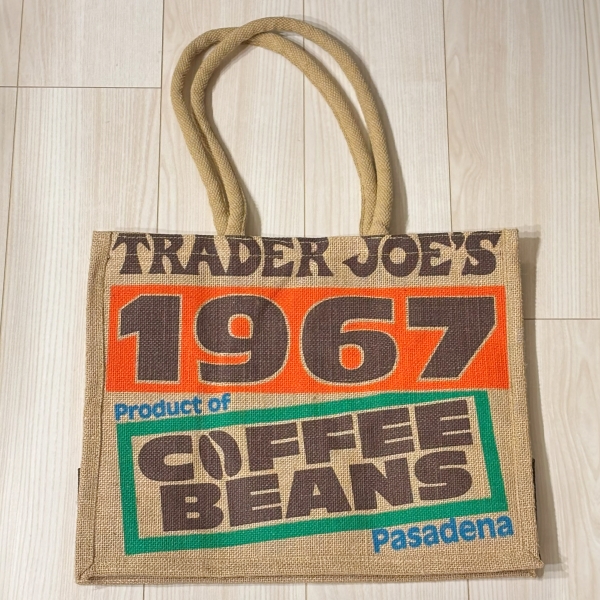 トレジョの最新作、コーヒー・ジュート・エコバッグ。