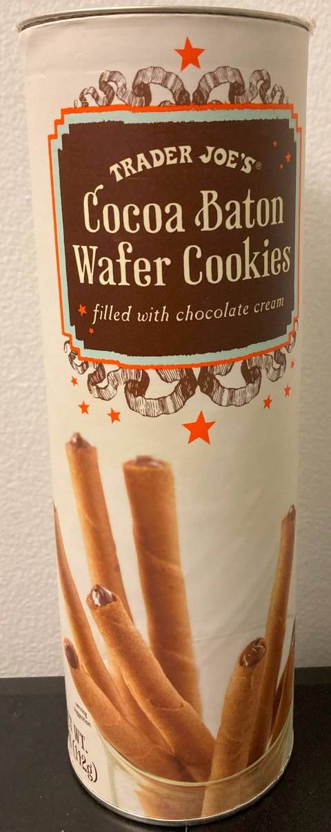 Cocoa Baton Wafer Cookies