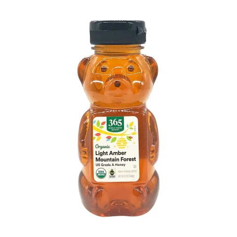 365 Organic Light Amber Mountain Forest Honey