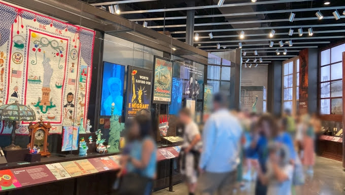 自由の女神博物館の展示