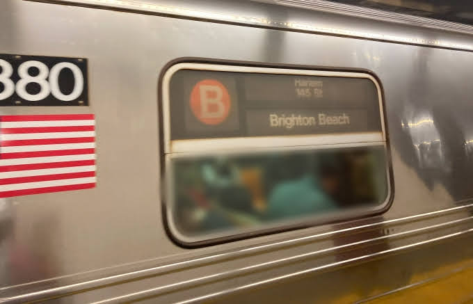 ニューヨーク地下鉄の車両側面