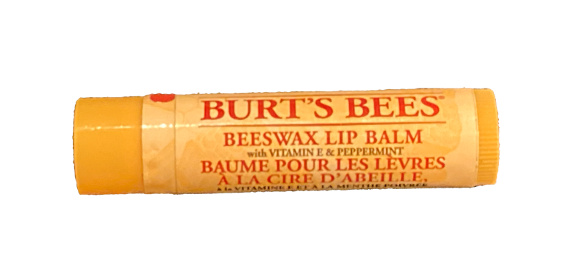 「バーツビーズ」の黄色いリップバーム