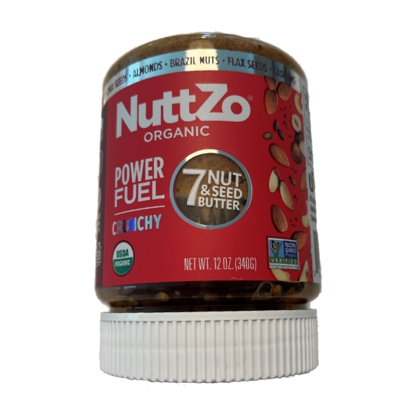 オーガニックなピーナッツ・バターの容器