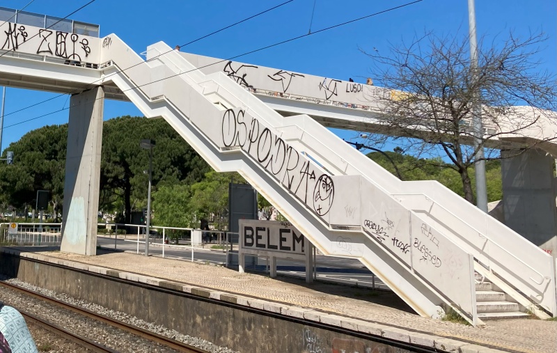 ベレン駅のホームから