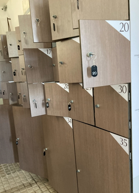 レガレイラ宮殿のコインロッカー