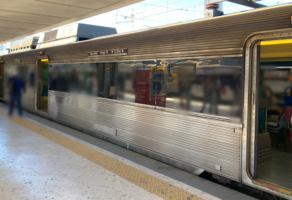 リスボンからベルンへ向かう電車
