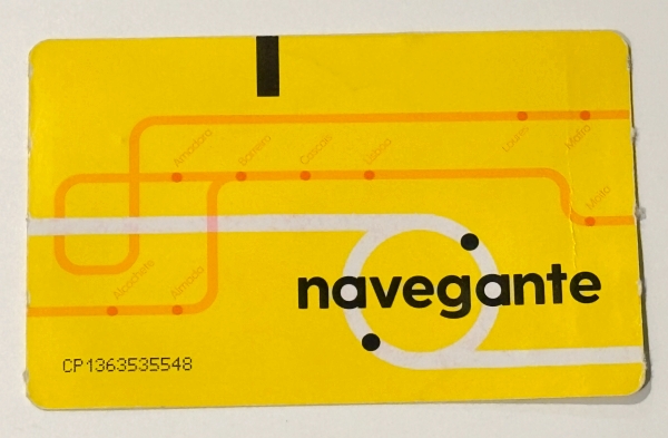 リスボンのnaveganteカード