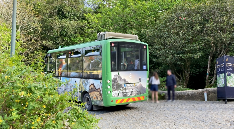 ペーナ宮殿のシャトルバス