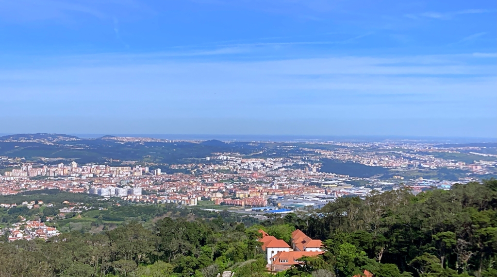 ペーナ宮殿からシントラを観た景色