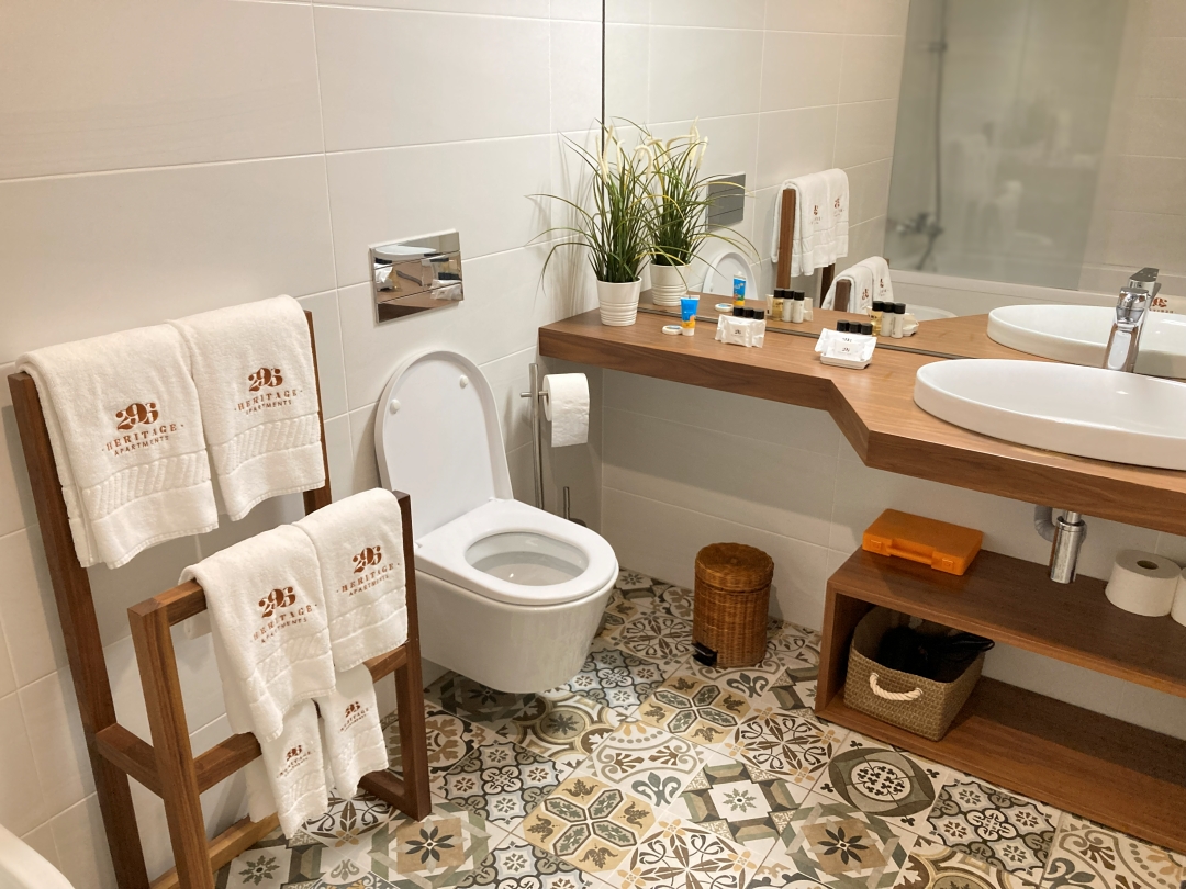 おしゃれでかわいいバスルーム